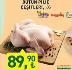 BÜTÜN PİLİÇ ÇEŞİTLERİ KG